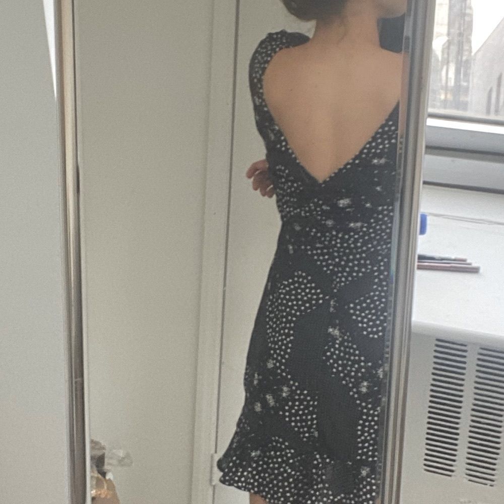 F21 Floral Ruched Mini Dress - Picture 6 of 7